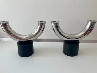 Georg Jensen Viking Lysestager, 2 stk.