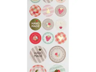 Stickers, handmade, ark 10x23 cm, 1 ark