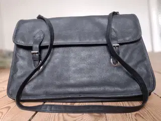 Faux Leather Satchel Bag