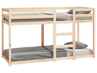 Køjeseng 75x190 cm massivt fyrretræ