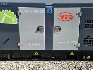 YTO 18 KWA Leroy-Somer Generator / Fabriksny