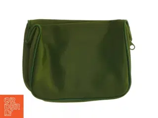 Grøn toilet taske (str. 19x15 cm)