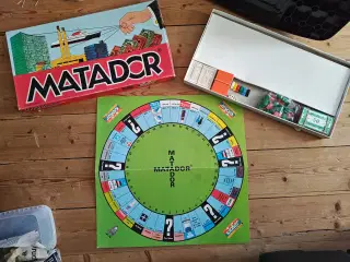 Gammelt Retro Matador Brætspil