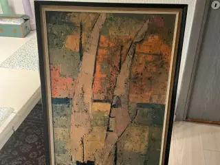 Flot modernistisk maleri (72x48) – Erik Skytte ???