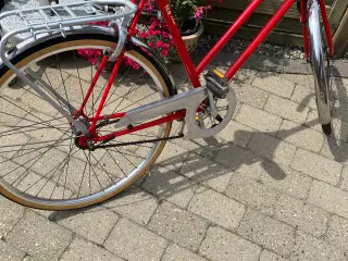 Rød SCO damecykel  fra 1988 (Retro)