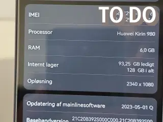 Huawei P30 Mobil