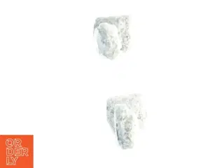 Gipsskulptur af torso - 2 stk (str. 14,5 x, 6 cm og 15 x 6 cm)