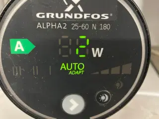 Sælges den Cirkulationspumpe Grundfos ALPHA2