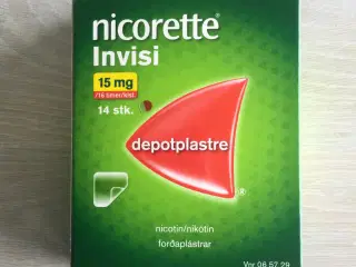 Nicorette Invisi 15 mg. depotplastre