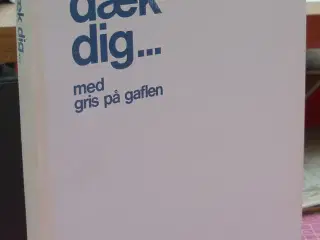 Bord dæk dig, med gris på gaflen