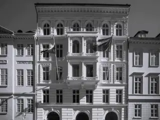 Virtuelt kontor i Amaliegade nær Amalienborg og Nyhavn