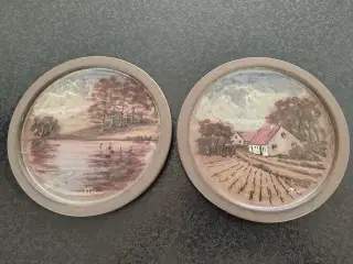 Flotte keramik platter fra Ole Palm keramik