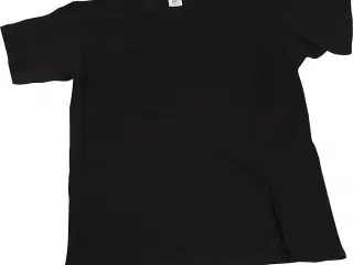 Klassisk Sort T-shirt i Large - 100% Bomuld