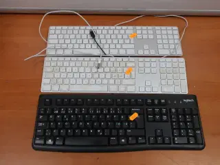 3 stk. tastatur