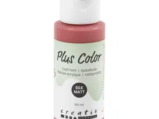 Plus Color Hobbymaling, gl. rød, 60ml/ 1 fl.