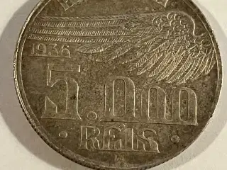 5000 Reis Brazil 1936