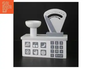 Legetøj Vægt med trykknapper og skål fra Nethro (str. 18x9 cm)