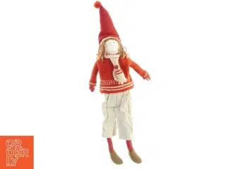 Strikkede nisse dukke (str. Totallængde. 65 cm)