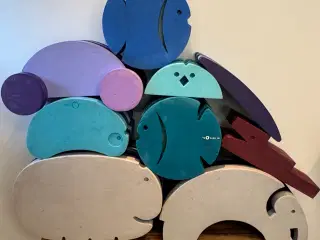 Blandet Bobles Bil, Næbdyr, Krokodille, Kylling mm