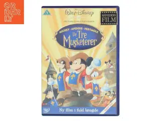 De tre musketerer fra Walt Disney med Mickey Mouse (DVD)