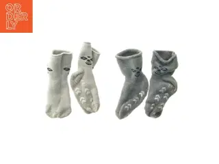 Børnestrømper med skridsikre såler fra Hummel (str. 2 styk. str. 21-23)