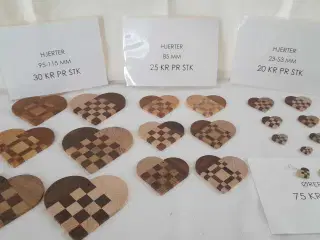 Flettede hjerter I træ Hjerter uro I træ fra 20kr 