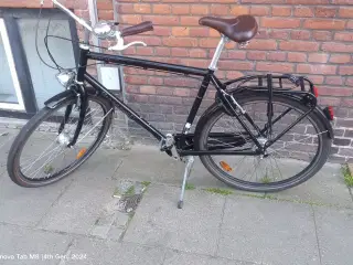 Velholdt Citybike i Retro-stil - herre - str. 60