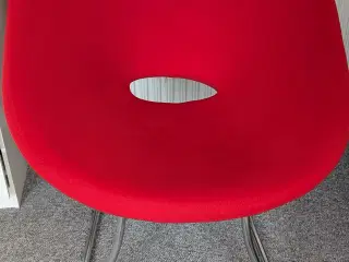 Rød lænestol 