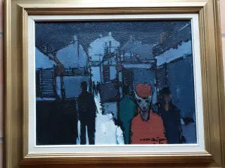 KNUD HORUP - ( 1926-1973 )- oliemaleri