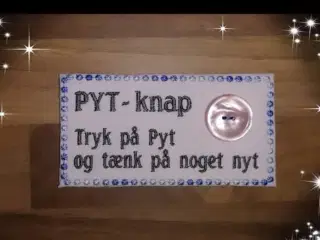 Pyt knap- skilt