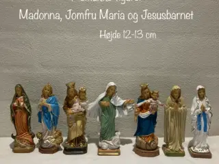 7 flotte Madonna / Jomfru Maria figurer