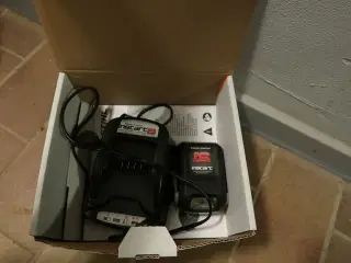 Batteri og lader IS INSTART