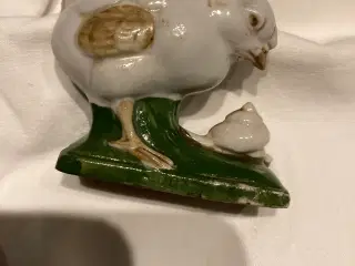 Antik kylling figur
