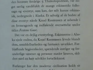 festens gave - eskimoiske alaska-eventyr, af knud 