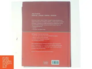 Fransk-dansk, Dansk Fransk ordbog (Bog)