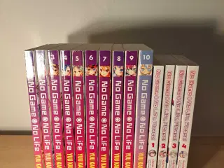 No game no life light novels (1-10) + No game no l