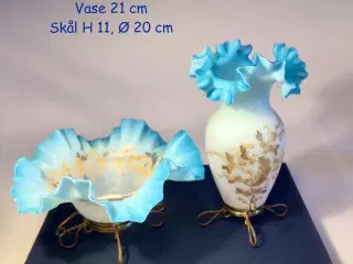 Gammelt håndlavet glas