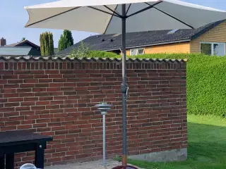 Haveparasol med fod