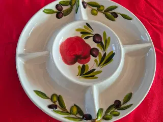 Fad - antipasti m/tomater - Italiensk porcelæn