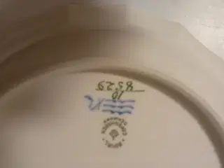 Serveringsfad Blå Blomst