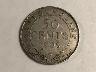 50 cents Newfoundland 1909