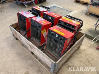 Varmeblæser Veab BX9 - 6 styk