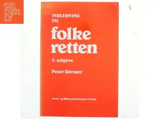 Indledning til folkeretten af Peter Germer (Bog)