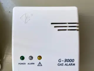 Gasalarm til 220V / 12V