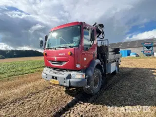 Lastbil med palfinger PK7501 kran Renault 220