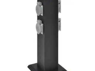 Sort stikdåsestolpe til haven