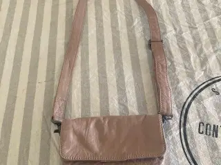 Depeche læder crossbody taske – rosa