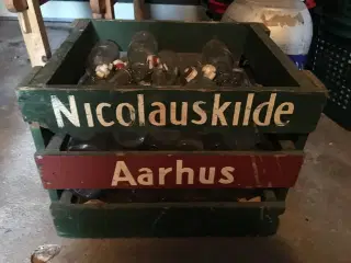 Originale Skt Nicolaus patentflasker m kasse