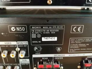 Sony receiver STR-DE345