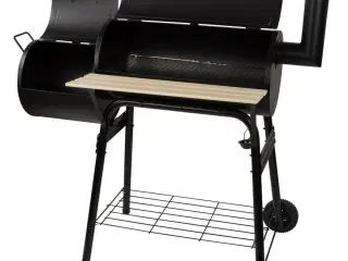 Kulgrill med hjul Aktive Stål Plastik Emaljeret metal 106 x 106 x 61 cm Sort